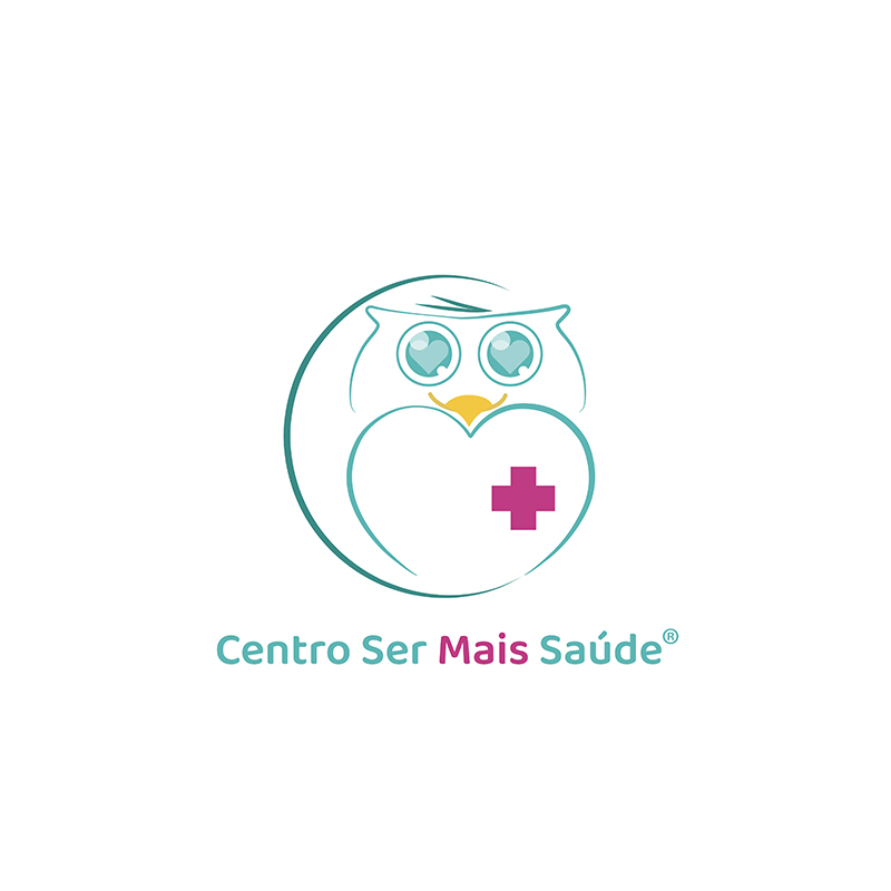 Criação do logotipo para Centro Ser Mais Saude