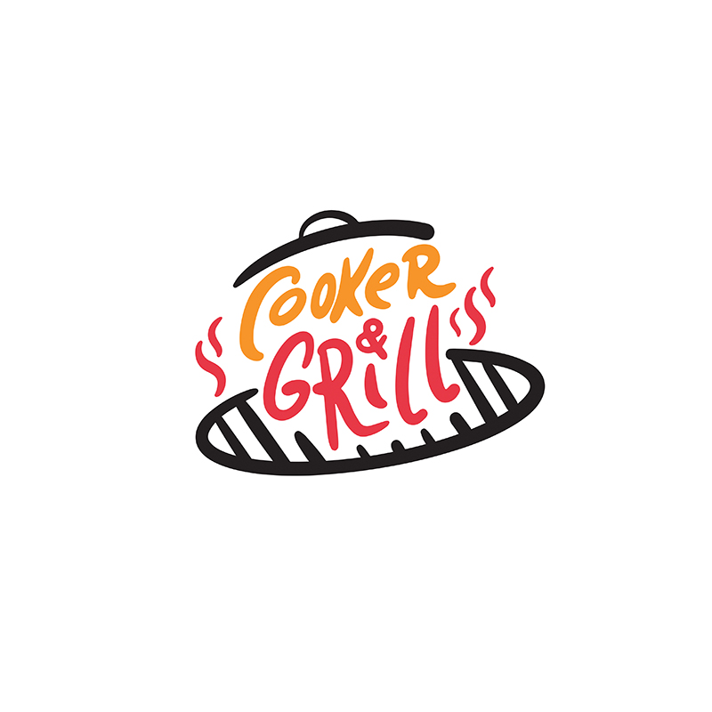 Criação do logotipo para Cooker and Grill