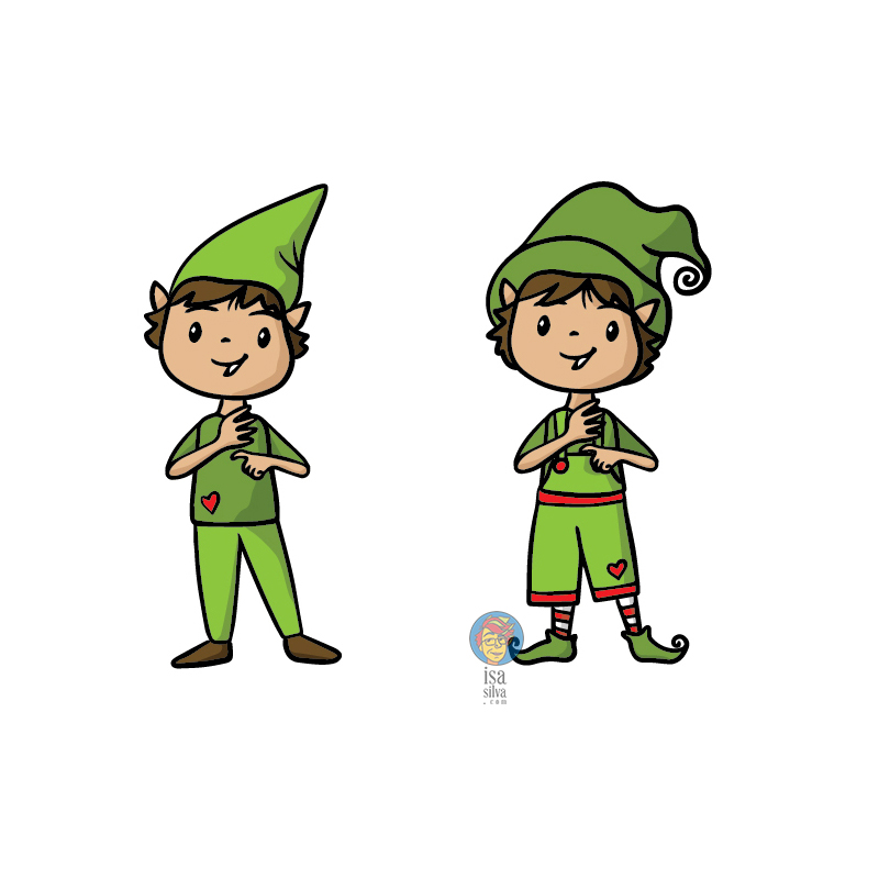 Ilustração de duende para a EKUI (Este projecto gráfico não avançou)