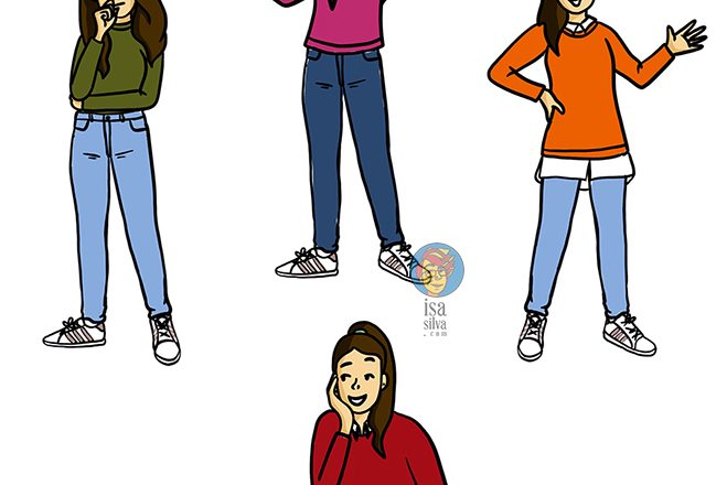 Ilustração de mascote para a Sara Prisal