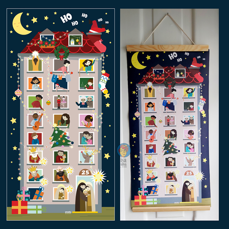 Ilustrações de Natal para a Small Studios