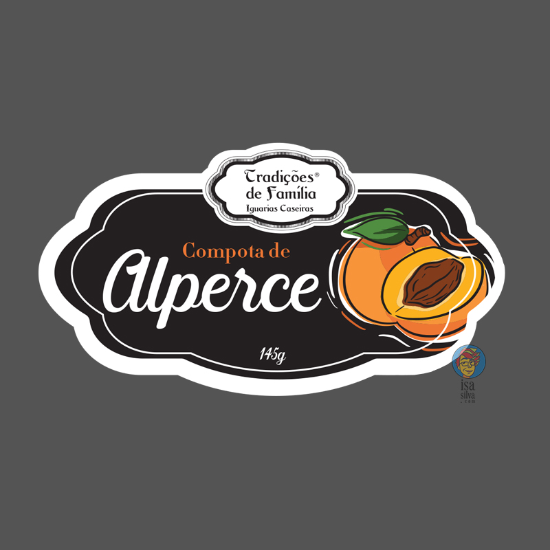 Ilustrações para os rótulos dos produtos da Tradições de Família