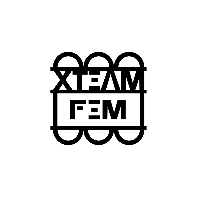 Criação do logotipo para X Team FEM