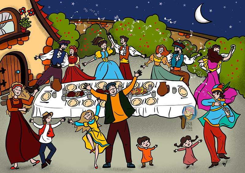 Ilustrações para o blog Ar Feliz