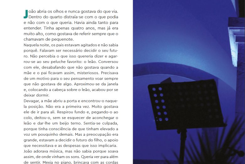 Conto 'O rapaz das notas musicais'
