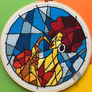 Jazz Woman - Bordado