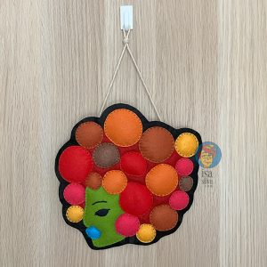 Square Faces - Mulher Bolas - Feltro