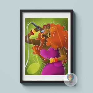 (Música) Cantora - Ilustração