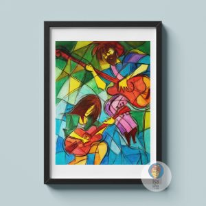 Guitarristas Duo - Ilustração