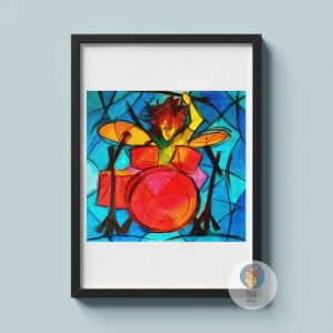 Baterista - Ilustração