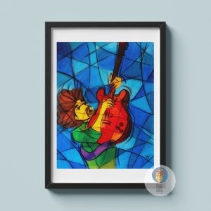 Guitarrista - Ilustração