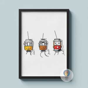 Eléctricos Lisboa, Sintra e Porto - Ilustração