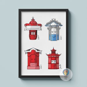 Quiosques Lisboa e Porto - Ilustração