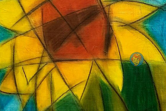 Tela em pastel - Girassol