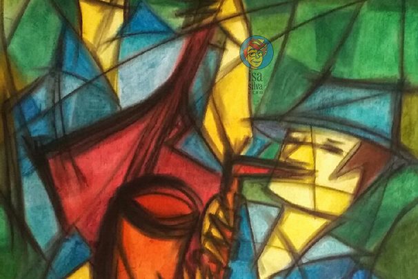 Tela em pastel - Jazz