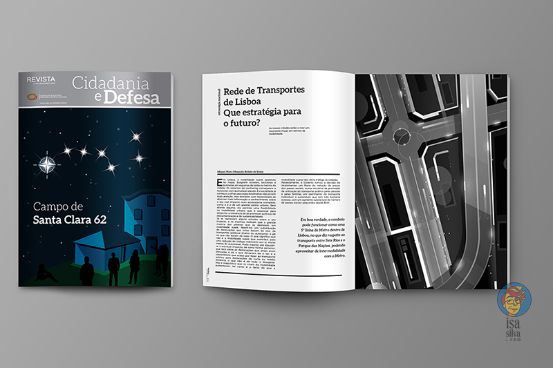 Design e paginação da Revista 'Cidadania e Defesa'