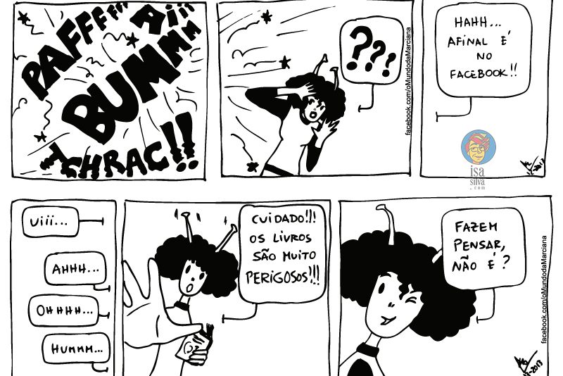 Tiras 'O Mundo da Marciana'